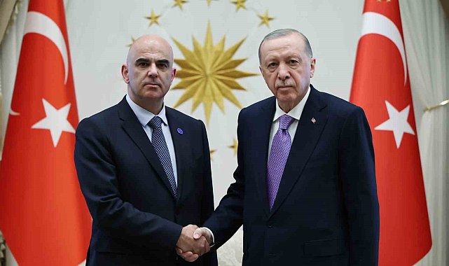 Cumhurbaşkanı Erdoğan, Avrupa Konseyi Genel Sekreteri Berset'i kabul etti