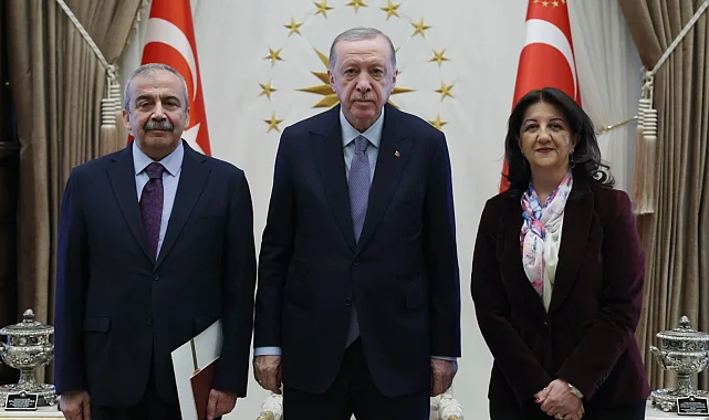Cumhurbaşkanı Erdoğan, DEM heyetini kabul etti
