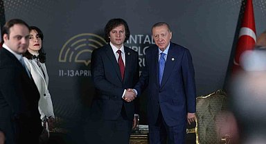 Cumhurbaşkanı Erdoğan, Gürcistan Başbakanı Kobakhidze'yi kabul etti