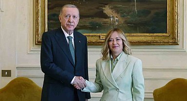 Cumhurbaşkanı Erdoğan, İtalya Başbakanı Meloni ile görüştü