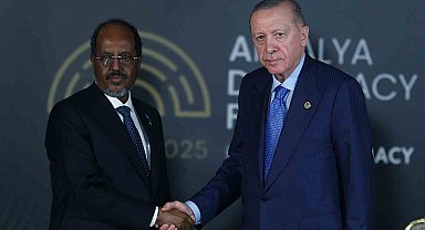 Cumhurbaşkanı Erdoğan, Somali Cumhurbaşkanı Mahmud ile görüştü
