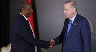 Cumhurbaşkanı Erdoğan, Sudan Egemenlik Konseyi Başkanı Ek Burhan ile görüştü