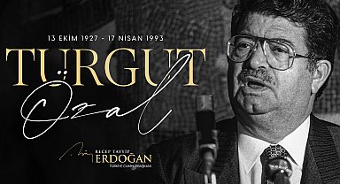 Cumhurbaşkanı Erdoğan'dan merhum Özal'a: Geride nadide miras bıraktı