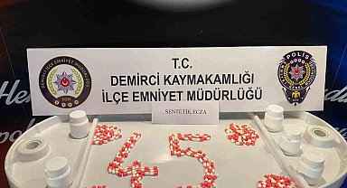 Demirci emniyetinden uyuşturucu operasyonu