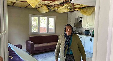 Depremde yıkılan evinin yerine yaptırdığı yuvası başına yıkıldı