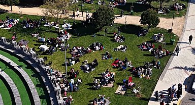 Depremin ardından vatandaşlar Pendik Korusu'na akın etti