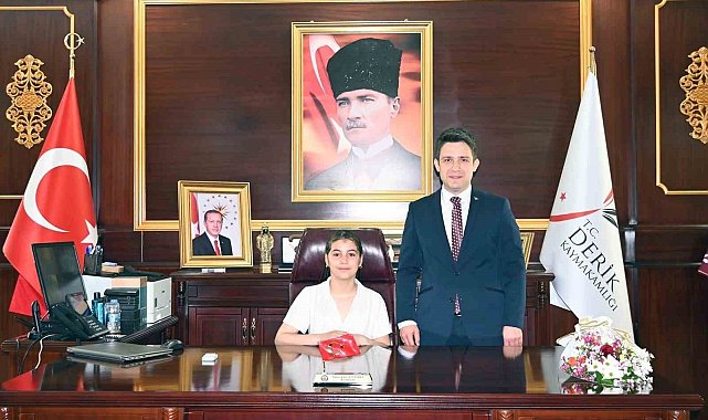 Derik'te öğrencinin duygu dolu mektubuna Kaymakam Bayraklı kayıtsız kalmadı