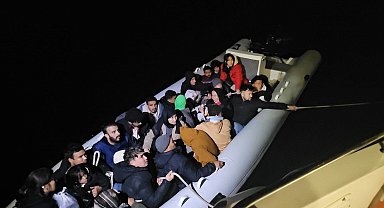 Didim'de 14 düzensiz göçmen yakalandı
