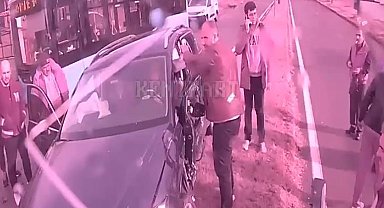 Dikkatsiz sürücü kazaya neden oldu
