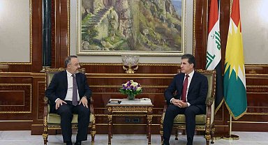 Dışişleri Bakan Yardımcısı Yılmaz, IKBY Başkanı Barzani ile görüştü