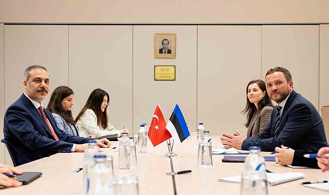 Dışişleri Bakanı Fidan, Estonya Dışişleri Bakanı Tsahkna ile bir araya geldi