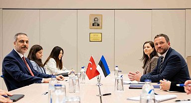 Dışişleri Bakanı Fidan, Estonya Dışişleri Bakanı Tsahkna ile bir araya geldi
