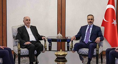 Dışişleri Bakanı Fidan, Hamas heyetiyle görüştü