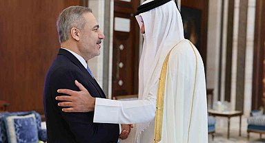 Dışişleri Bakanı Fidan, Katar Emiri Hamed Al Thani ile görüştü