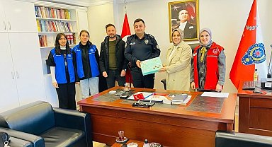 Diyadin Gençlik Merkezi'nden Emniyet Teşkilatına anlamlı ziyaret