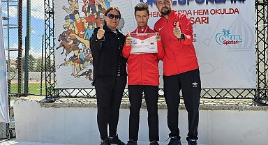 DOSD Meram Spor Kulübü'nün özel sporcusu Uysal Türkiye şampiyonu oldu