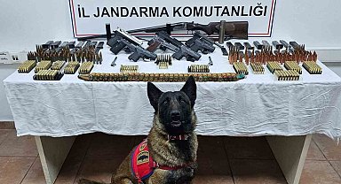 Düzce'de çok sayıda silah ve mühimmat ele geçirildi