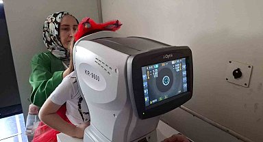 Düzce'de mobil göz taraması başladı