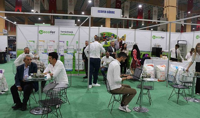 Ecofer Gübre'nin organik ürünleri Ceviz ve Badem Fuarında büyük ilgi gördü