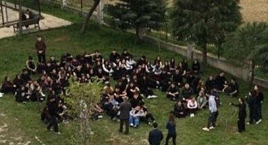 Edirne Keşan'da öğrenci protestosuna müdahale iddiası!