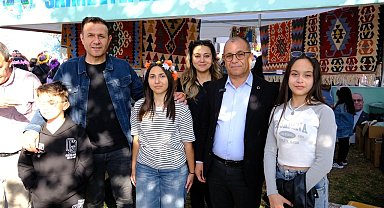 El emeğiyle ilmik ilmik işlenen Saimbeyli kilimi tanıtılıyor