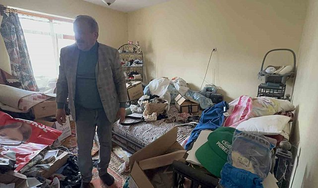 Elazığ'da "çöp ev" ihbarı üzerine gidilen adres, 3 dil bilen emekli pilotun çıktı