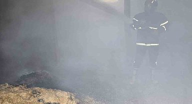 Elazığ'da samanlık yangını