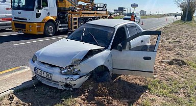 Elazığ'da tır ile otomobil çarpıştı: 1 yaralı