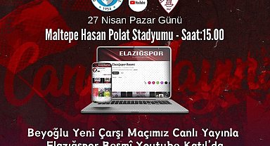 Elazığsporlu taraftarlara canlı yayın müjdesi