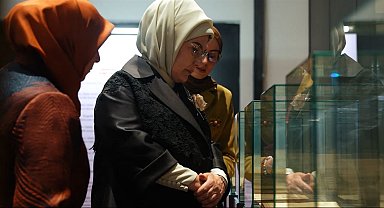 Emine Erdoğan "Saklı Kalanlar" sergisine ilişkin paylaşım yaptı