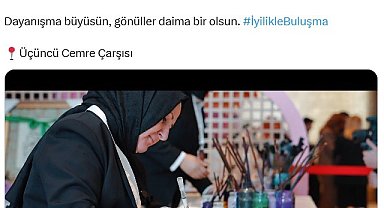 Emine Erdoğan'dan "Cemre Çarşısı" paylaşımı: "İyilikle yoğrulan bu güzel birlikteliğin daha nice yürekte yankı bulmasını diliyorum"