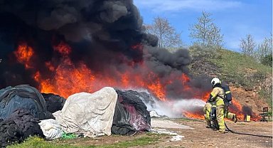 Erdek'te balıkçıların ağları alev aldı