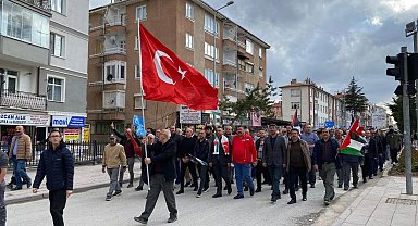 Ereğli'de Doğu Türkistan ve Gazze için destek yürüyüşü düzenlendi