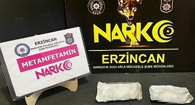 Erzincan'da bir miktar uyuşturucu madde ele geçirildi