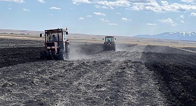 Erzincan'da çiftçiler mesaiye başladı