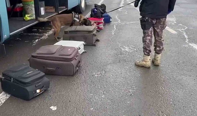 Erzurum polisinden uyuşturucu tacirlerine net mesaj