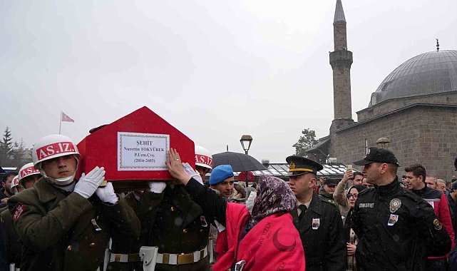 Erzurum şehidini uğurladı