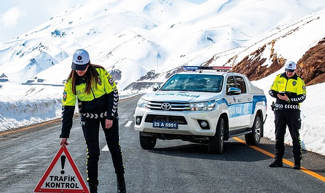 Erzurum'da kent merkezinde bir ayda 95 kaza