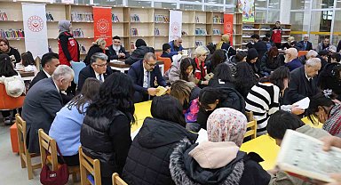 Erzurum'da "Kahraman ailemle kitap okuyorum" programı