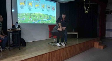 Eskişehir'de lise öğrencilerine afet farkındalık eğitimi verildi