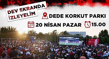 Eskişehirspor - Manavgat Belediyespor maçı için dev ekran kurulacak