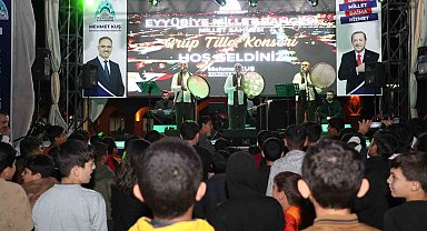 Eyyübiye Millet Bahçesinde coşkulu gece