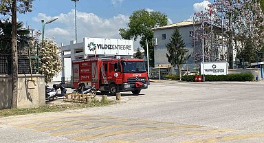 Fabrikada çıkan yangın itfaiye ekiplerini harekete geçirdi