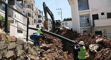 Fethiye Taşyaka'da kanalizasyon hatları yenileniyor