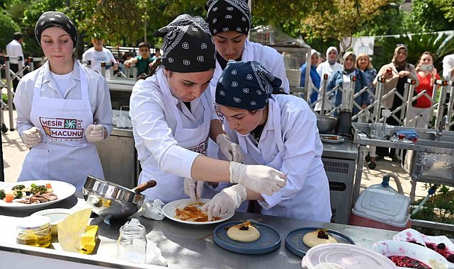 Gastronomi panayırında liseler arası yemek yarışması