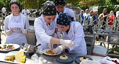 Gastronomi panayırında liseler arası yemek yarışması