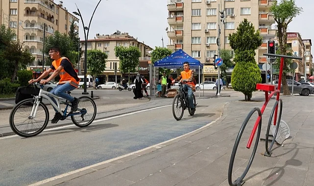 Gaziantep Büyükşehir'de sürdürülebilir ulaşıma pedallı destek