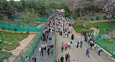 Gaziantep Doğal Yaşam Parkı'nı yılbaşından bu yana 2 buçuk milyon kişi gezdi