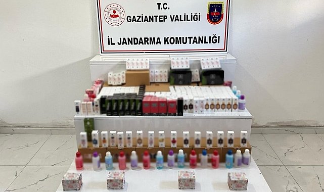 Gaziantep'te 1 milyon TL değerinde kaçak parfüm ele geçirdi