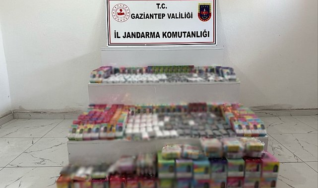 Gaziantep'te 2 milyon TL değerinde kaçak elektronik sigara ele geçirildi: 3 gözaltı